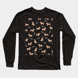 Chihuahua Pattern Long Sleeve T-Shirt